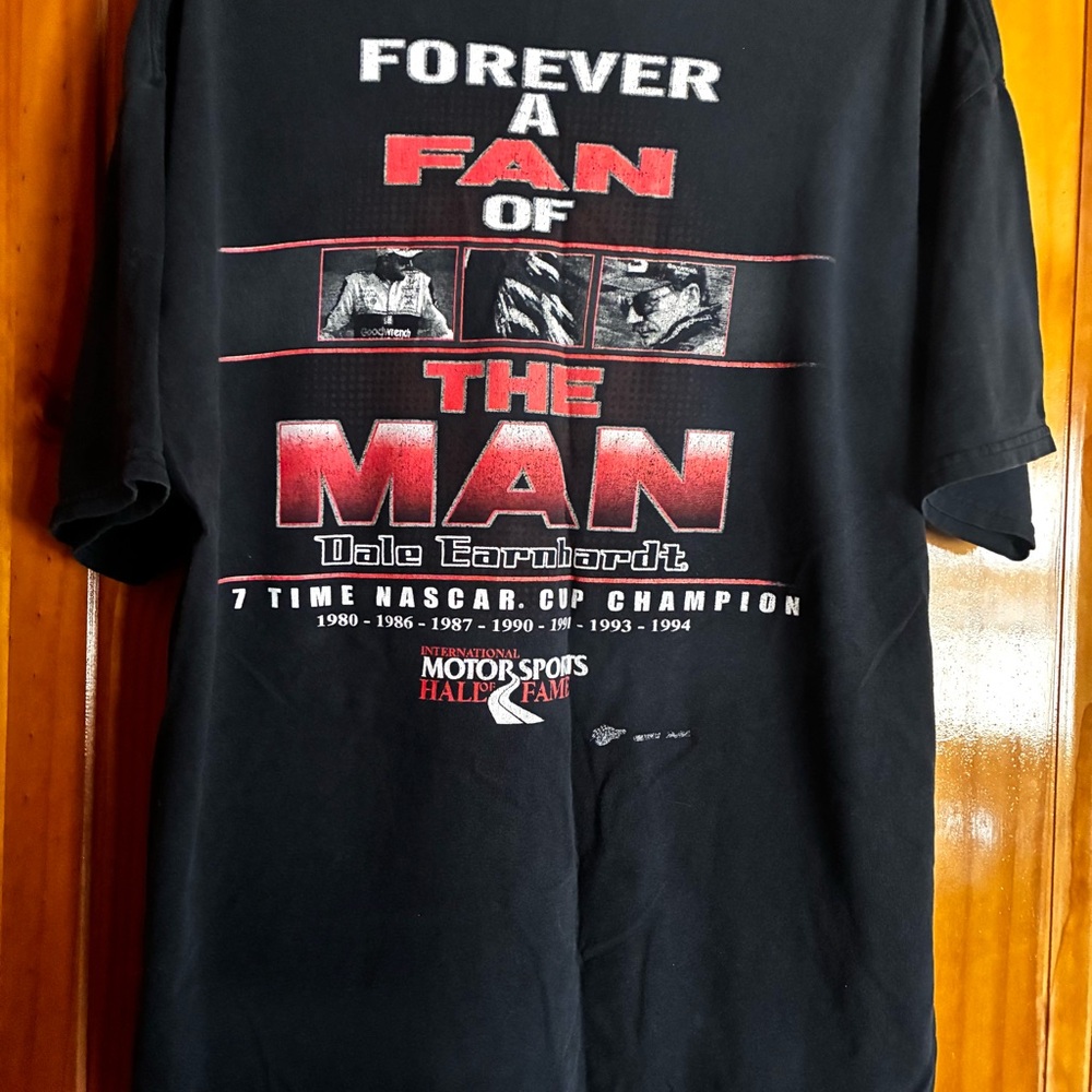 DALE EARNHARDT SR “HALL OF FAME” T-SHIRT XL - Picture 3 of 11